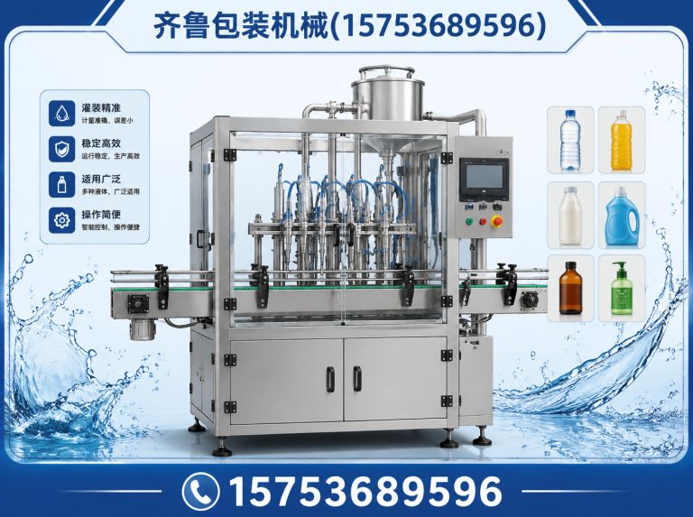 山东白酒灌装机展示图